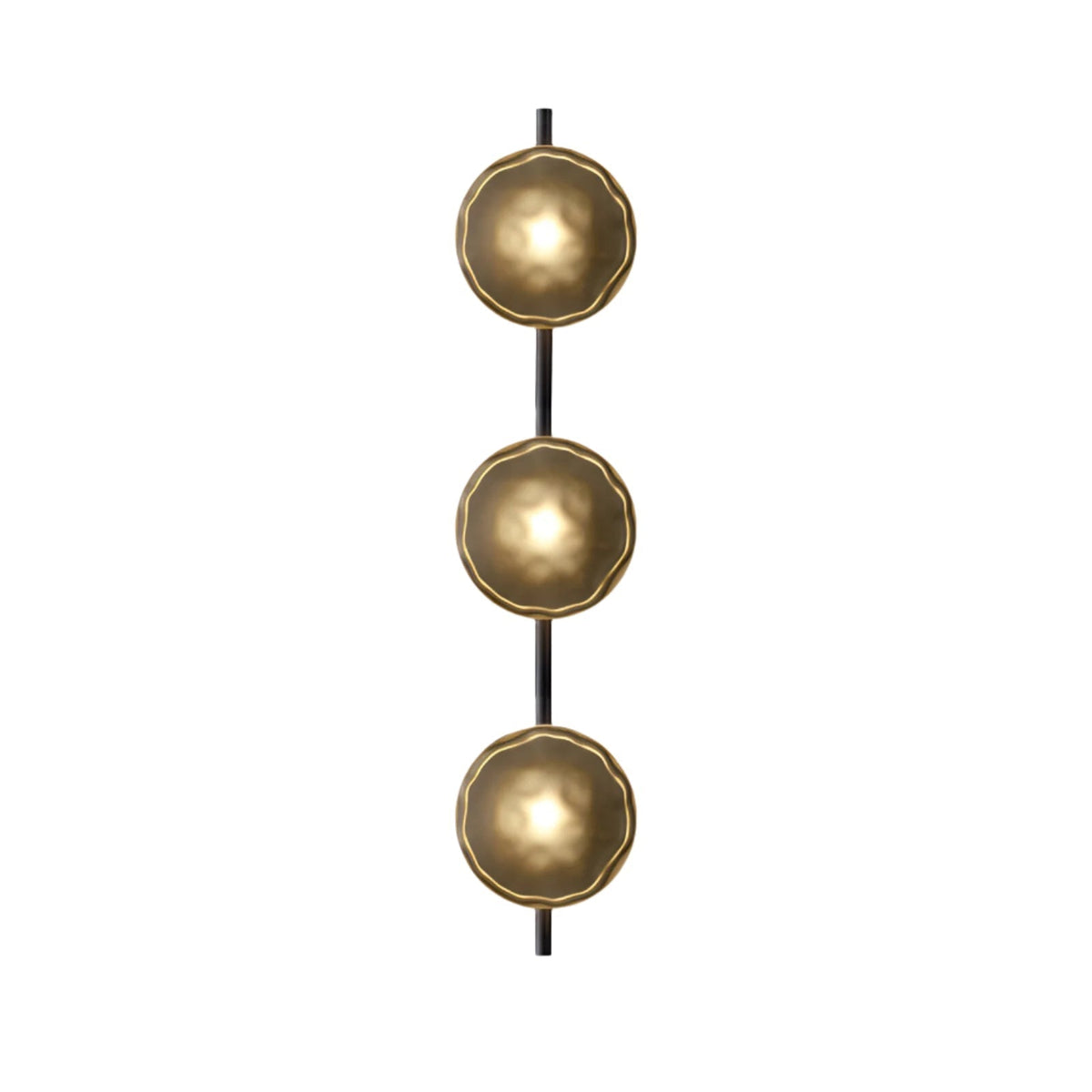 Hand-Blown Glass Wall Sconce with Aluminum Frame – Modern Globe Light for Hallways, Bedrooms & Living Rooms