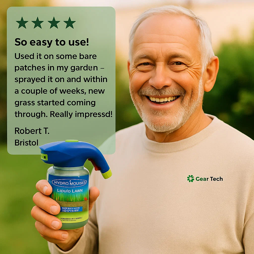 Hydro Mousse | Lawn Repair Spray with Advanced Hydroseeding Technology | Effortless Solution for Lush Green Lawns