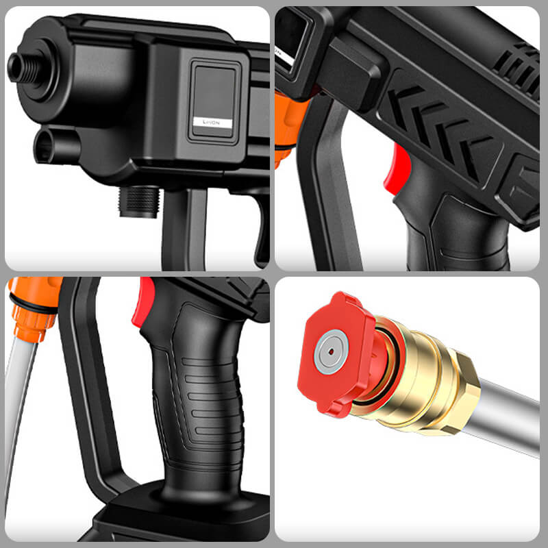 Hydroshot | Limpiadora a presión inalámbrica con boquilla 3 en 1 | Ligera y portátil para una limpieza exterior rápida