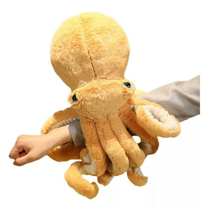 Jumbo Octopus Stuffed Animal Pillow – Soft Plush Toy for Kids & Adults – Huggable Cuddle Buddy for Bedroom Décor & Stress Relief
