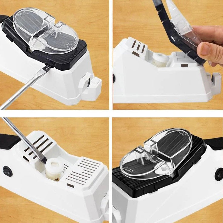 Afilador de Cuchillos Eléctrico Fácil Rápido con un Solo Toque