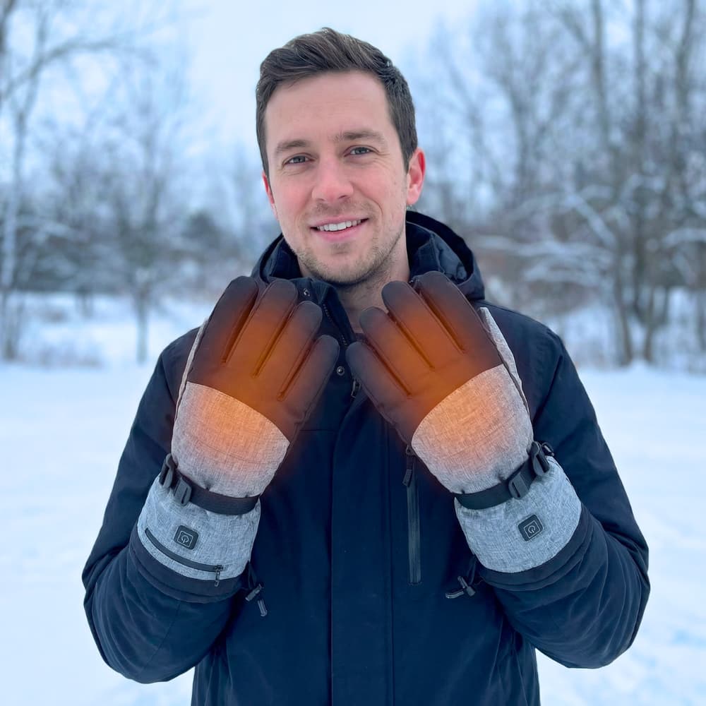Guantes aislantes Warm Touch con ajustes de calor regulables
