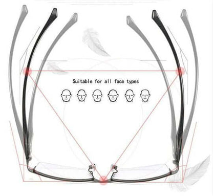 Gafas progresivas inteligentes con enfoque automático y filtro de luz azul