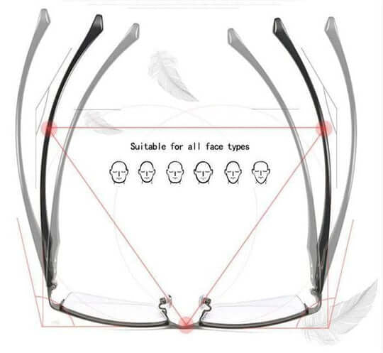 Gafas de lectura adaptativas inteligentes, protección UV y filtro de luz azul