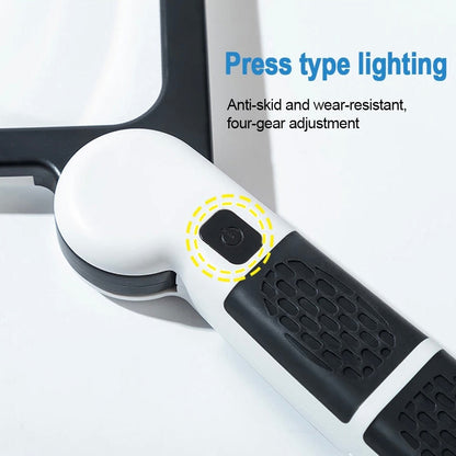 Lupa de mano LED brillante con zoom de 5X