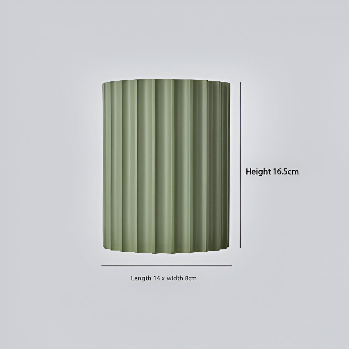 Sculptural Resin Sconce Light Green Wavy Texture 6.3 Inch Height Soft Glow for Bedrooms Hallways Nordic Accent Minimalist Feature Wall Decor