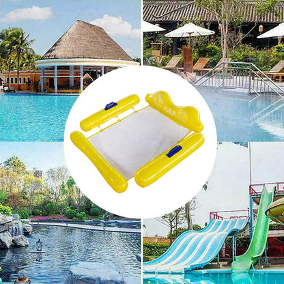 Ortekor Inflatable Pool Float Hammock with Double Lock Inflation | Comfortable and Portable Floaties for Relaxation