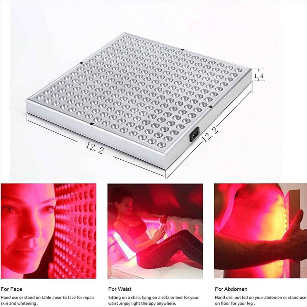 LUMIRED – Red Light Therapy Panel 225 LED Skin Rejuvenation Lamp