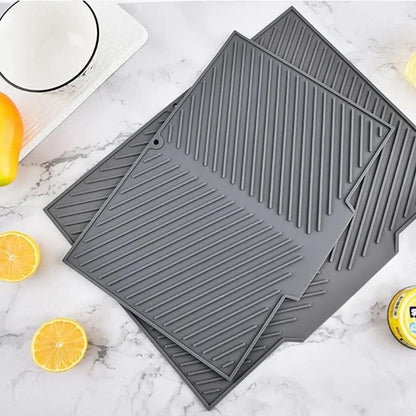 SMARTDRAIN – Silicone Kitchen Mat for Efficient Dish Drying