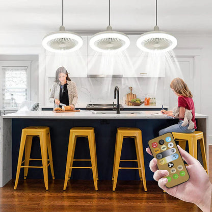 Innovative | Low Profile Ceiling Fan with Light & Remote Control | Modern Design for Versatile Cooling