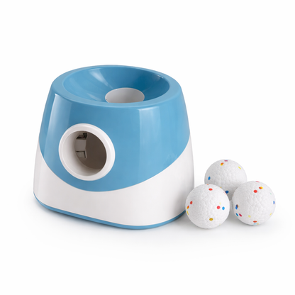 Interactive Dog Toy | Electronic Ball Launcher with Adjustable Distance | Fun Fetch Game for Active Dogs