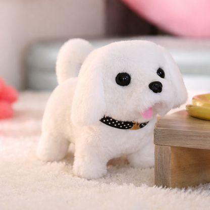 Cachorro robot interactivo | Juguete de peluche con movimientos realistas | Compañero cautivador para niños