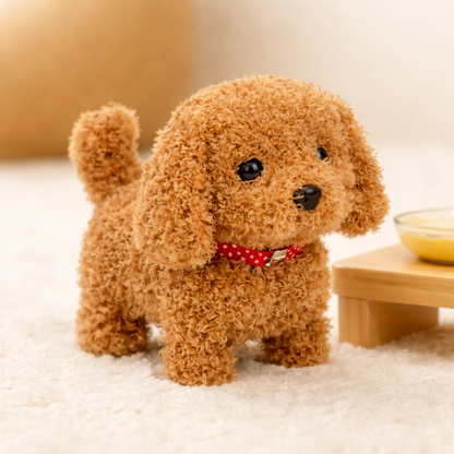 Cachorro robot interactivo | Juguete de peluche con movimientos realistas | Compañero cautivador para niños