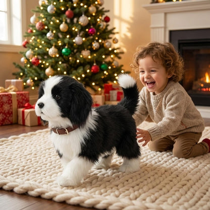 Robot Puppy | Interactive Walking & Barking Electronic Dog Toy with Soft Plush Design