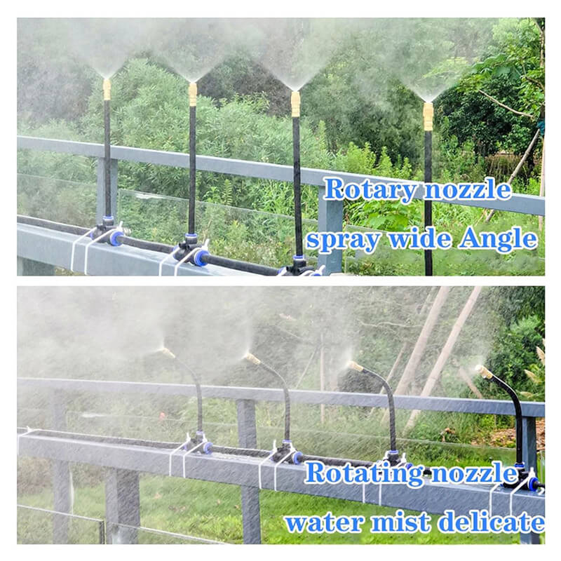 Irrigation Pro | Drip Irrigation System with Adjustable 360° Nozzles | Flexible Hose for Precise Watering in Gardens