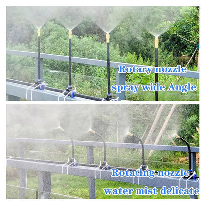 Irrigation Pro | Drip Irrigation System with Adjustable 360° Nozzles | Flexible Hose for Precise Watering in Gardens
