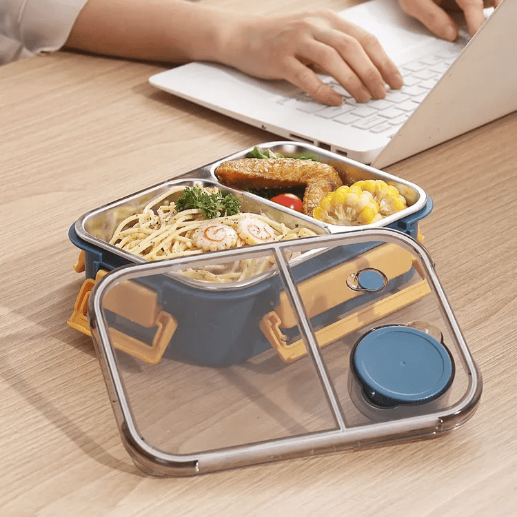 Thermal Food Jar Steel Construction Spill-Resistant Meal Prep Container Office Lunch School Commuting Portable Hot Food Storage Reusable Sta