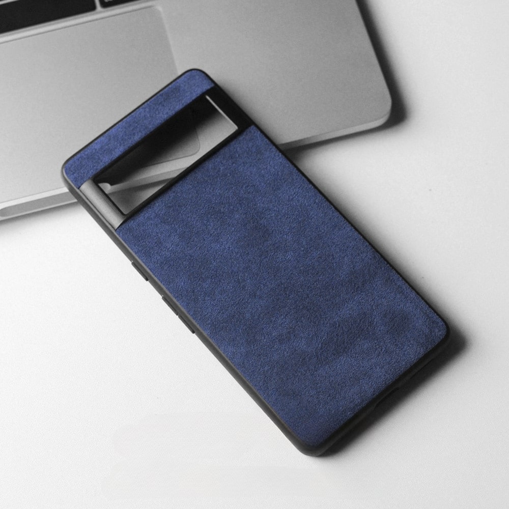 Google Pixel Protective Case Premium Microfiber Suede-Like Texture Shock Absorbing Raised Edge Camera Screen Protection Anti-Fingerprint