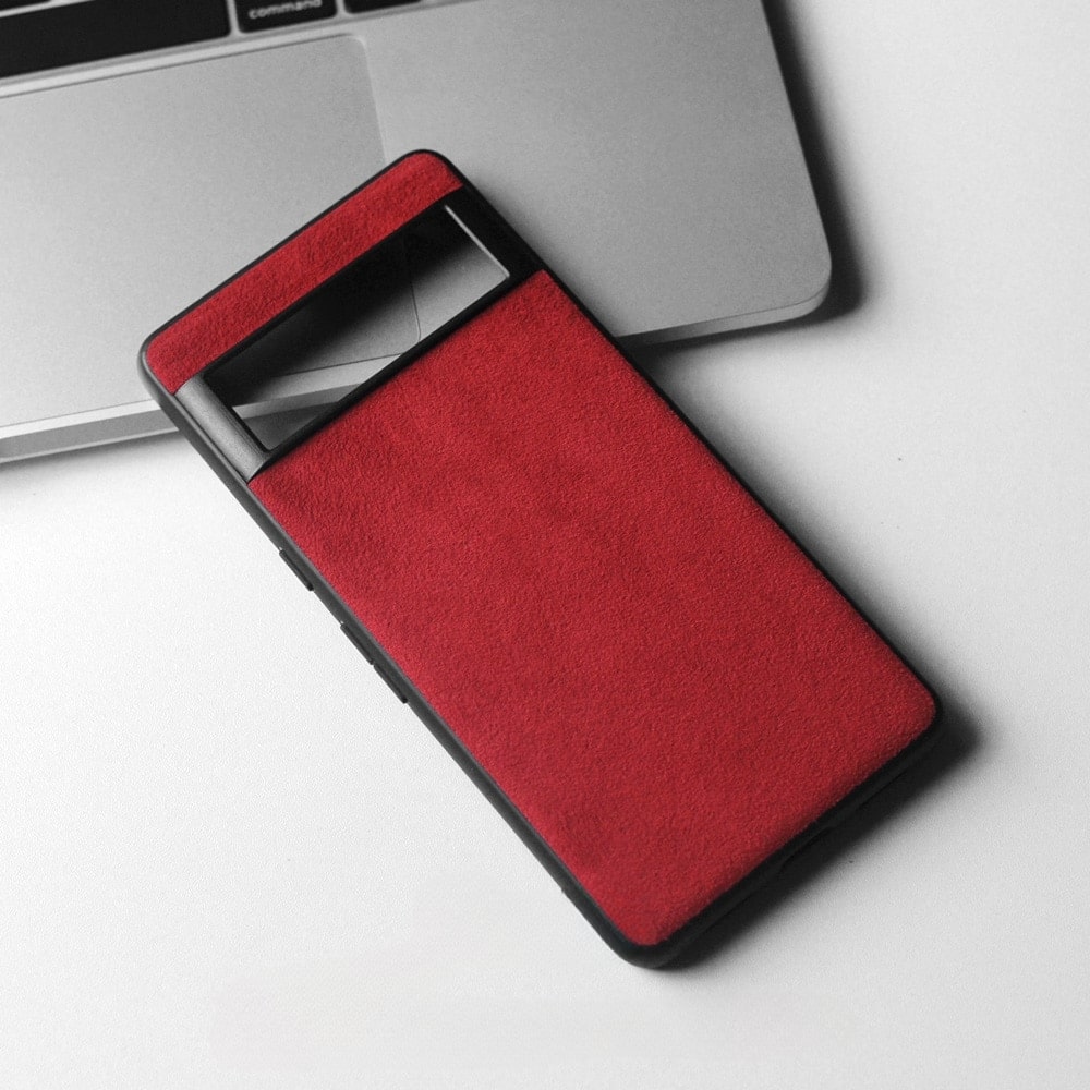 Google Pixel Protective Case Premium Microfiber Suede-Like Texture Shock Absorbing Raised Edge Camera Screen Protection Anti-Fingerprint