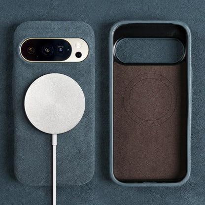 Google Pixel Protective Case Premium Microfiber Suede-Like Texture Shock Absorbing Raised Edge Camera Screen Protection Anti-Fingerprint