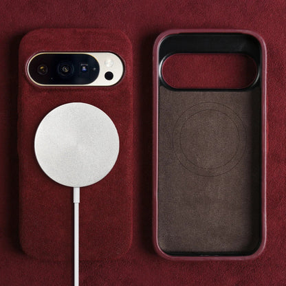 Google Pixel Protective Case Premium Microfiber Suede-Like Texture Shock Absorbing Raised Edge Camera Screen Protection Anti-Fingerprint