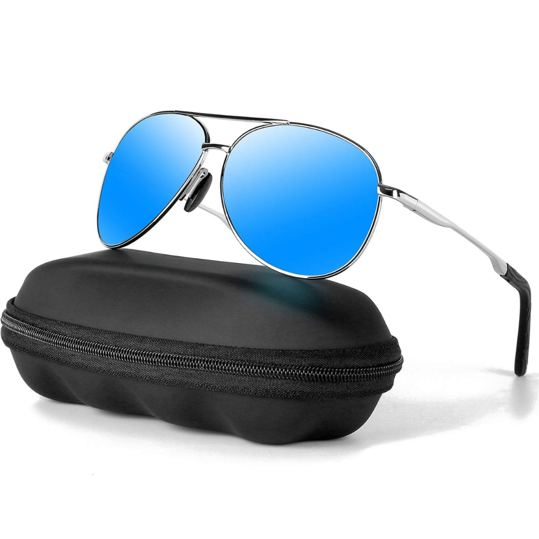 Colección Jack | Gafas de sol tipo aviador polarizadas con protección UV400 | Montura de metal ligera para una comodidad durante todo el día