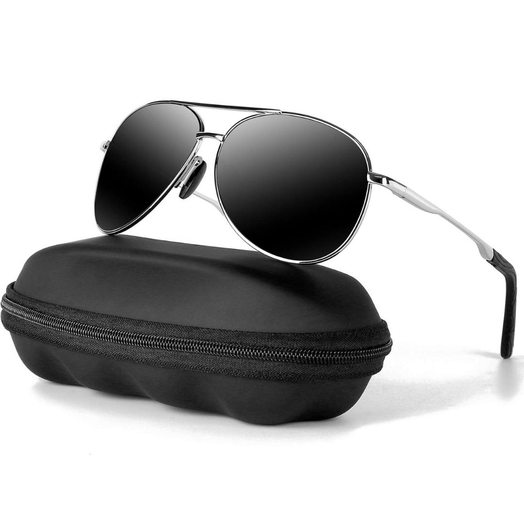 Colección Jack | Gafas de sol tipo aviador polarizadas con protección UV400 | Montura de metal ligera para una comodidad durante todo el día