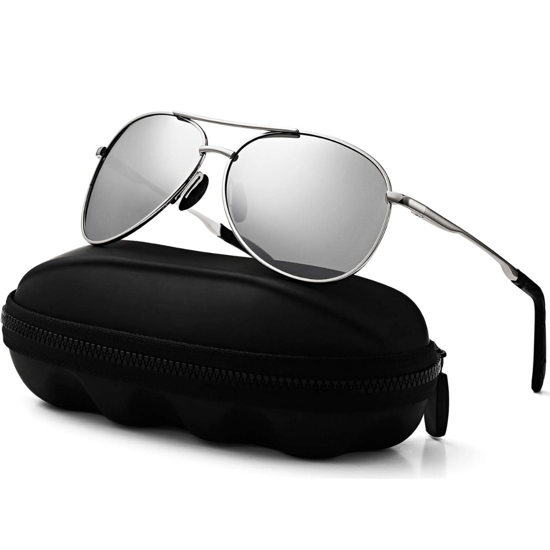 Colección Jack | Gafas de sol tipo aviador polarizadas con protección UV400 | Montura de metal ligera para una comodidad durante todo el día
