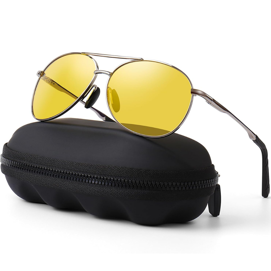 Colección Jack | Gafas de sol tipo aviador polarizadas con protección UV400 | Montura de metal ligera para una comodidad durante todo el día