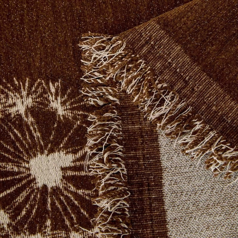 Jasmine Sofa Cover - Soft Microfiber, Japandi Dandelion Print