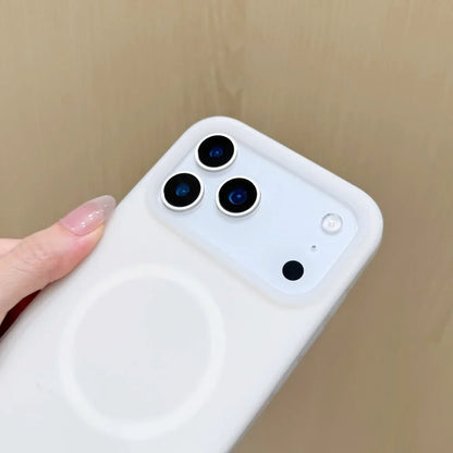 Silicone iPhone Case with Magnetic Ring Stand for 15 16 17 Pro Max