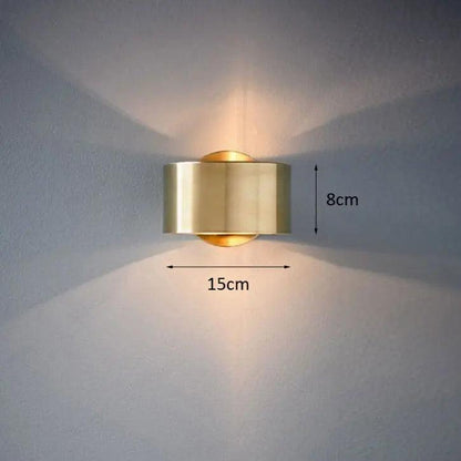 Contemporary Metal Shade Wall Sconce with Adjustable Arm for Bedroom Living Room Office Hallway Lighting