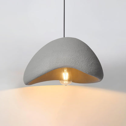 Spherical Hanging Ceiling Light Fixture with Adjustable Drop Length for Kitchen Island Dining Room Bedroom | Gray White LED Compatible Indoo
