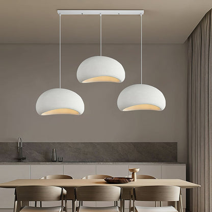 Lámpara de techo tipo domo con cable de altura ajustable, casquillo E27, luminaria regulable para isla de cocina o mesa de comedor