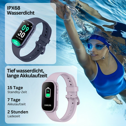 Kids' Fitness Tracker Watch with Phone Connectivity & IP68 Water Resistance for Active Children
