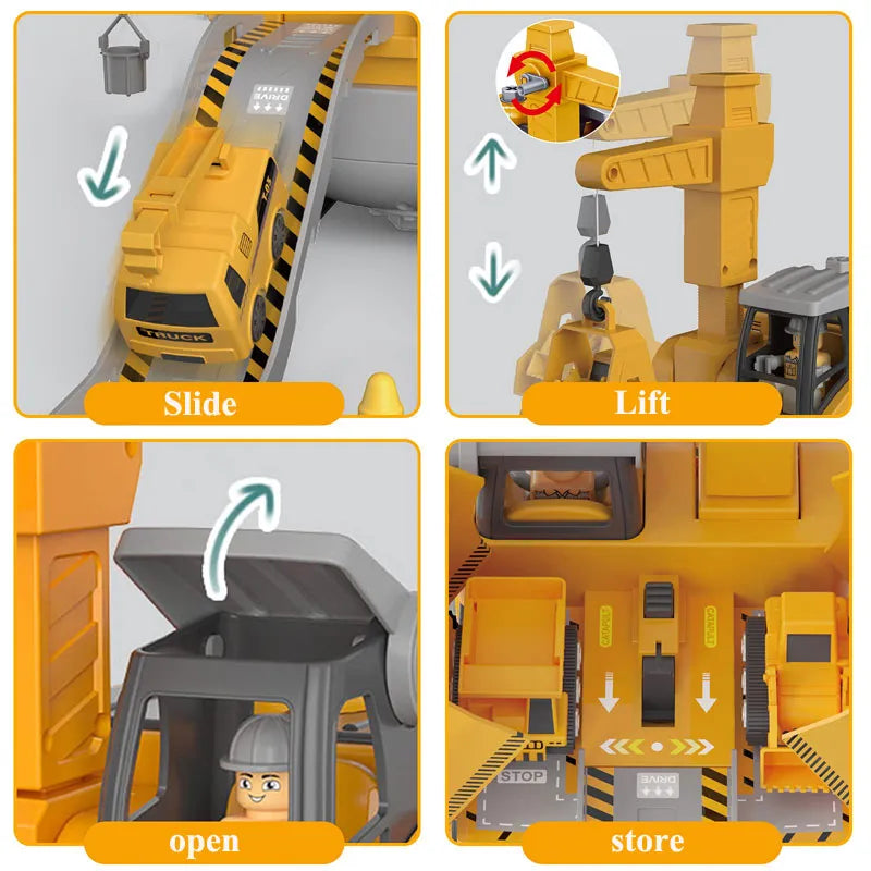 Construction Vehicle Building Set with Screwdriver Tools for Kids – STEM Learning Toy for Boys & Girls Ages 3+