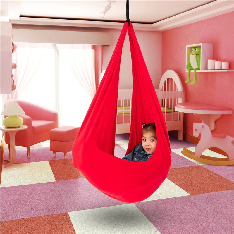 Columpio de interior para niños | Diseño de hamaca acogedora con instalación sencilla | El refugio perfecto para relajarse y jugar