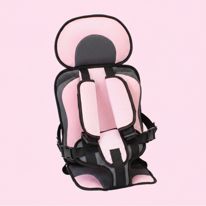 Asiento elevador de viaje para niños Ortekor | Asiento de coche portátil con arnés de 5 puntos | Diseño cómodo para viajes seguros