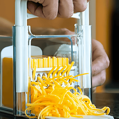 Cheese Grater with Storage Container, Cheese Slicer, Cheese Shredder, Vegetable Slicer, 4 in 1 Kitchen Gadgets