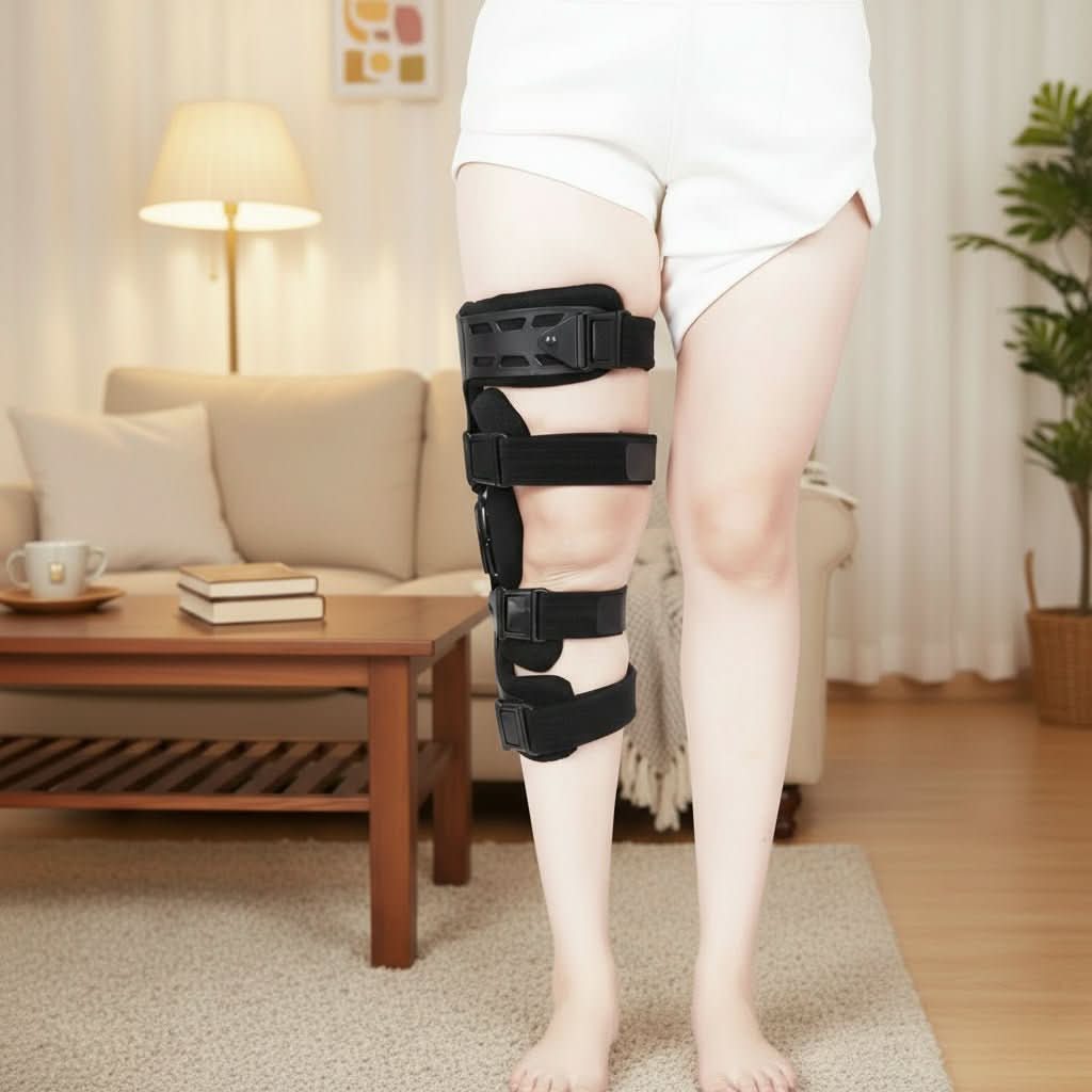 KNEEFLEX – Adjustable Knee Support Brace Compression Stabilizer Sleeve
