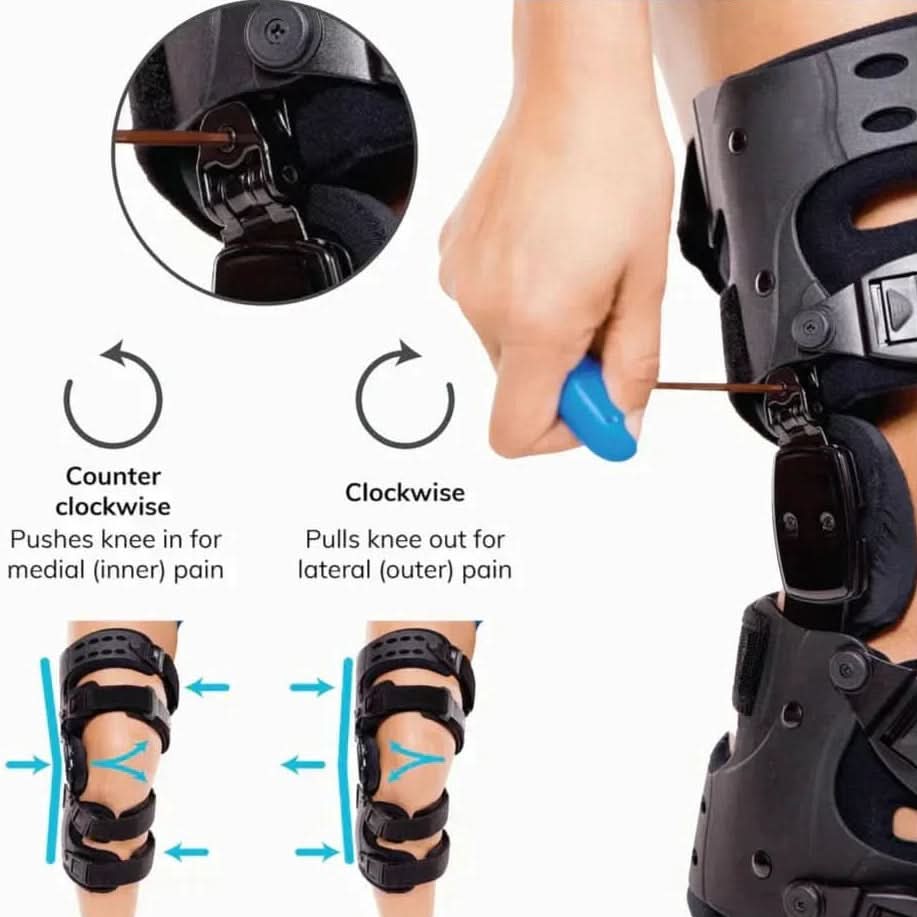 KNEEFLEX – Adjustable Knee Support Brace Compression Stabilizer Sleeve