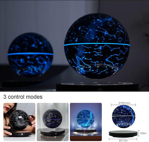 Floating Star Constellation Lamp with Magnetic Levitation