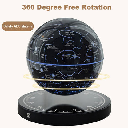 Magnetic Levitation Floating Globe Night Light with 360° Rotation Star Map Sphere for Bedroom Office Living Room Desk Decor