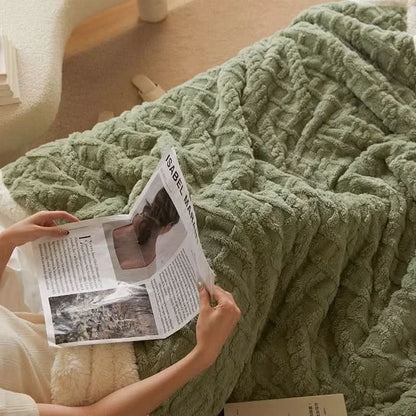 WOOLBLISS – Warm Lambswool Blanket for Relaxing Evenings