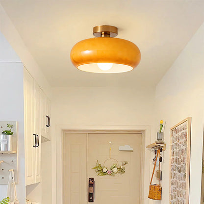 Hanging Dome Fixture 11-Inch Tinted Glass Hardwired Ceiling Drop Light for Kitchens Over Islands Bedrooms Breakfast Nooks Industrial Farmhou