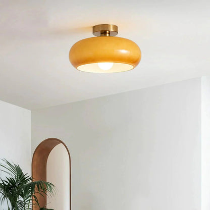 Hanging Dome Fixture 11-Inch Tinted Glass Hardwired Ceiling Drop Light for Kitchens Over Islands Bedrooms Breakfast Nooks Industrial Farmhou