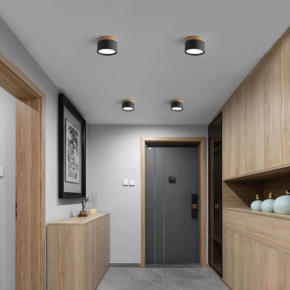 Compact Cylindrical Flush Mount LED Fixture for Residential Spaces – Aluminum Housing, Warm & Cool Temperatures, Multiple Finishes