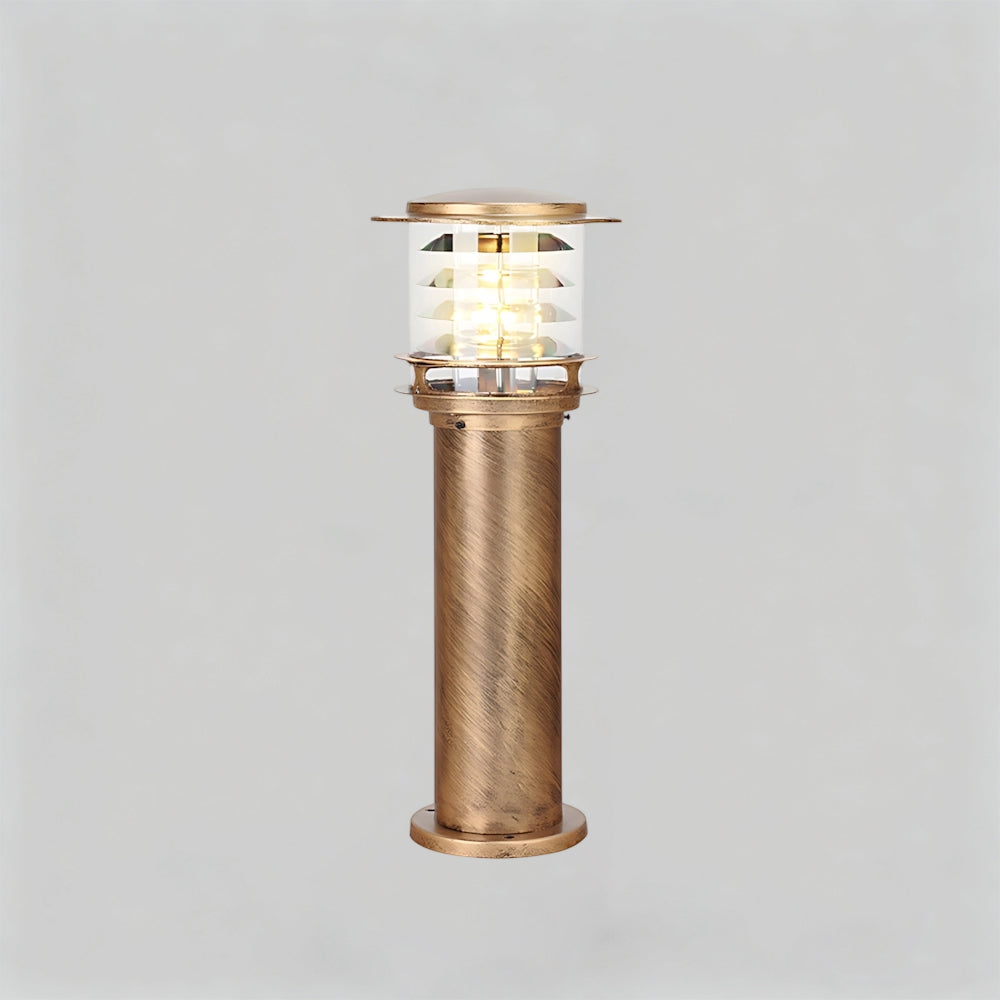 Baliza de iluminación para caminos resistente a la intemperie, lámpara de poste de aluminio de 6 pulgadas para entradas, jardines y patios, luz exterior de pie impermeable IP65, casquillo E26