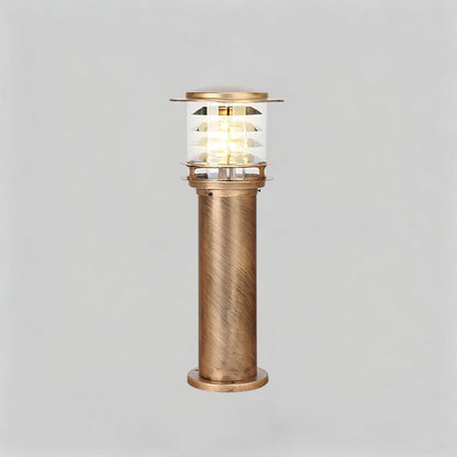 Baliza de iluminación para caminos resistente a la intemperie, lámpara de poste de aluminio de 6 pulgadas para entradas, jardines y patios, luz exterior de pie impermeable IP65, casquillo E26