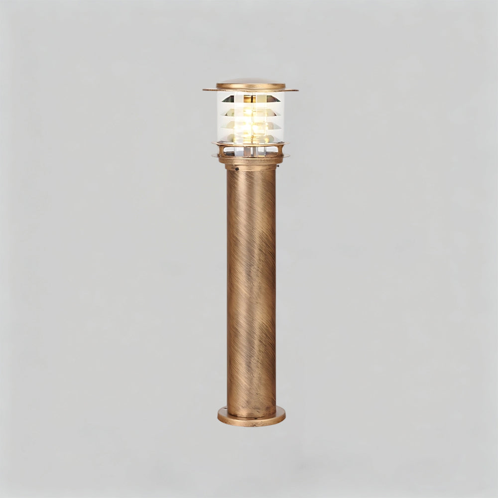 Baliza de iluminación para caminos resistente a la intemperie, lámpara de poste de aluminio de 6 pulgadas para entradas, jardines y patios, luz exterior de pie impermeable IP65, casquillo E26